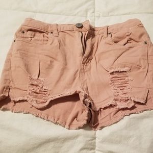 Mauve pink shorts